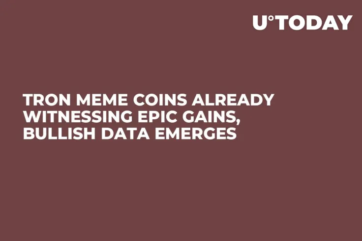 Tron Meme Coins Already Witnessing Epic Gains, Bullish Data Emerges