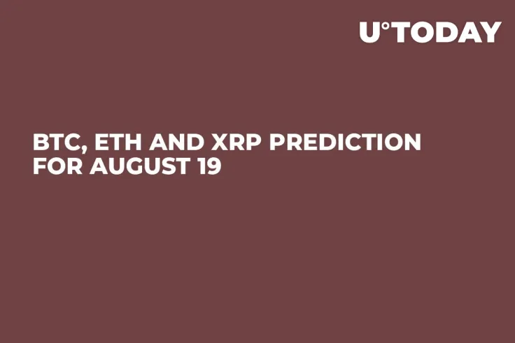 BTC, ETH and XRP Prediction for August 19