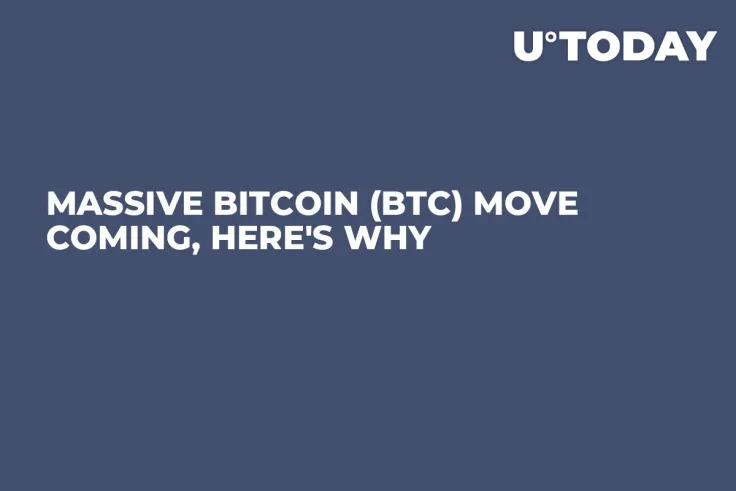 Massive Bitcoin (BTC) Move Coming, Here's Why