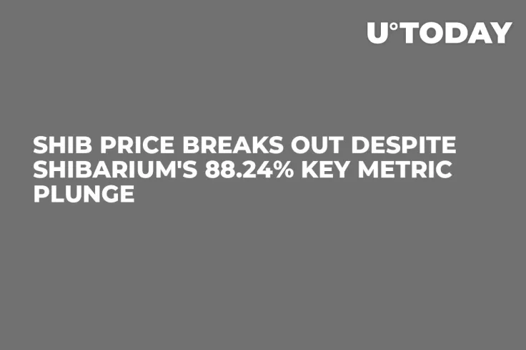 SHIB Price Breaks Out Despite Shibarium's 88.24% Key Metric Plunge