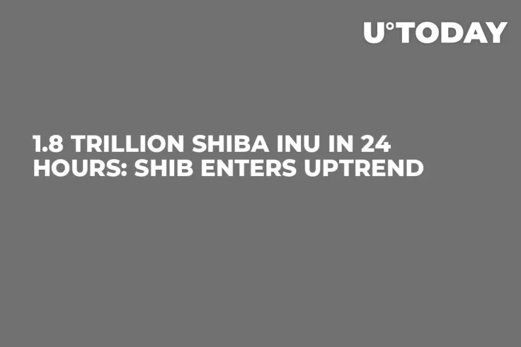 1.8 Trillion Shiba Inu in 24 Hours: SHIB Enters Uptrend