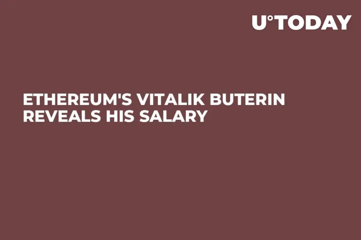 Ethereum's Vitalik Buterin Reveals His Salary 