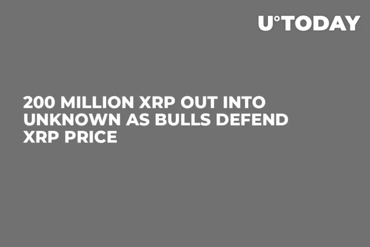 200 Million XRP out into Unknown as Bulls Defend XRP Price