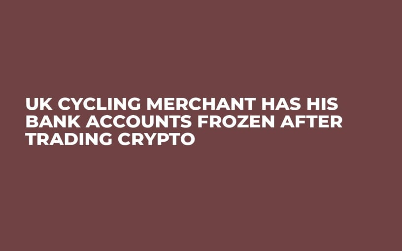 UK Cycling Merchant Has His Bank Accounts Frozen After Trading Crypto  