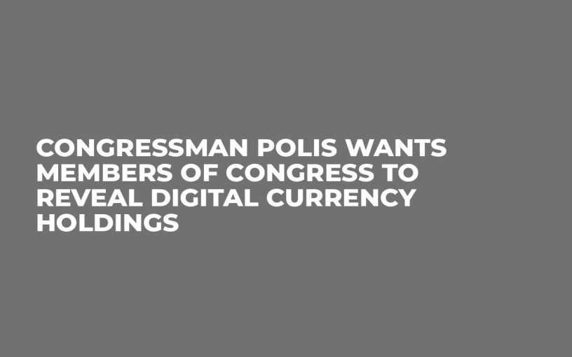 Congressman Polis Wants Members of Congress to Reveal Digital Currency Holdings