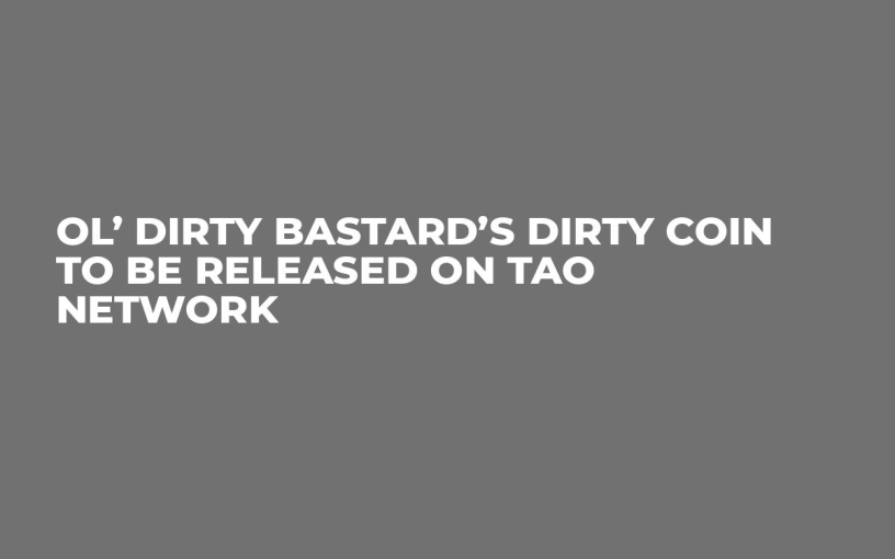 Ol’ Dirty Bastard’s Dirty Coin to be Released on Tao Network