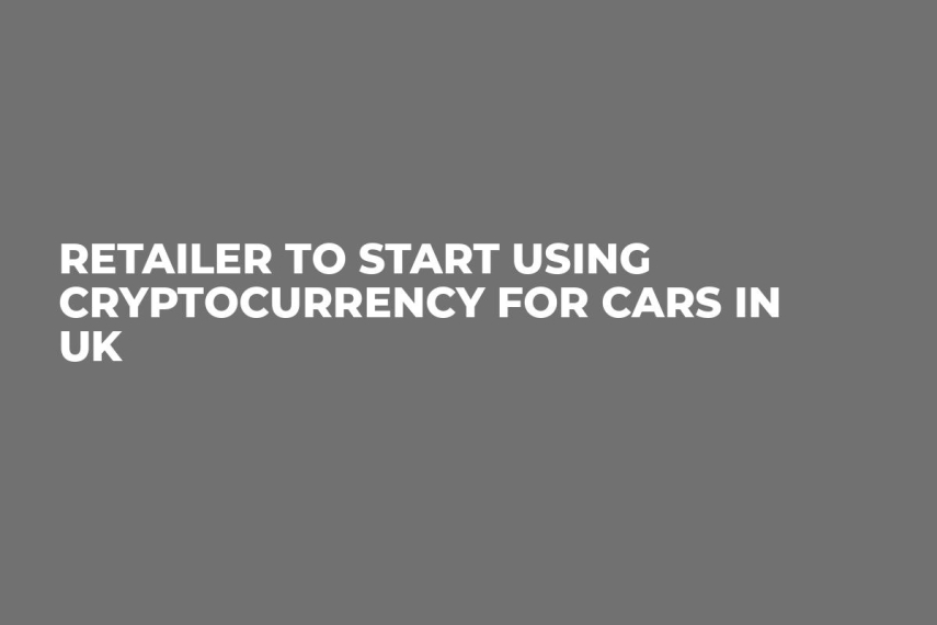 Retailer to Start Using Cryptocurrency For Cars in UK