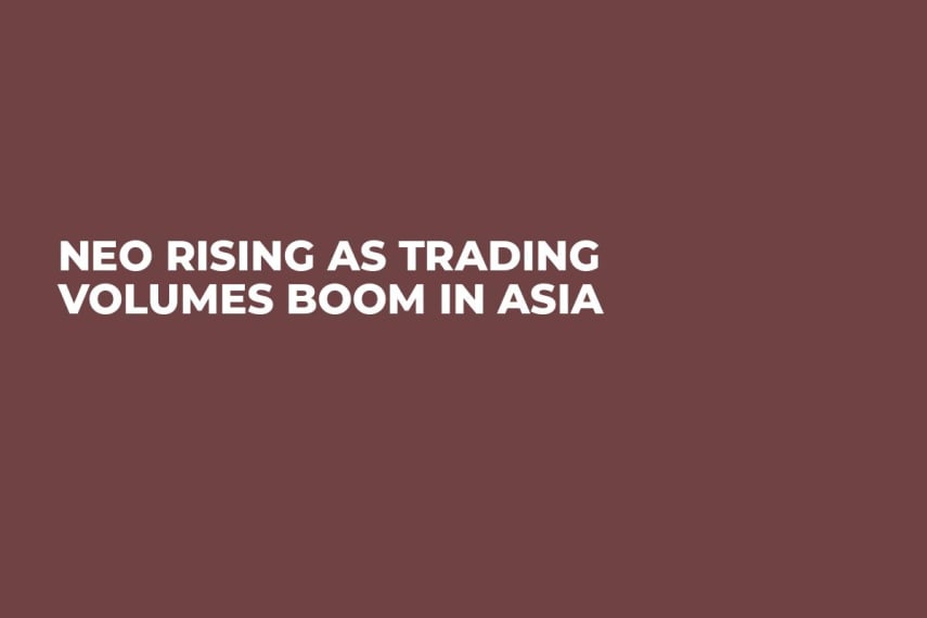 NEO Rising as Trading Volumes Boom in Asia