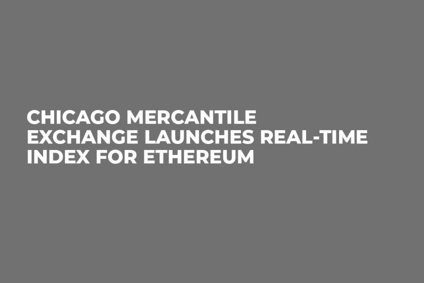 Chicago Mercantile Exchange Launches Real-Time Index for Ethereum