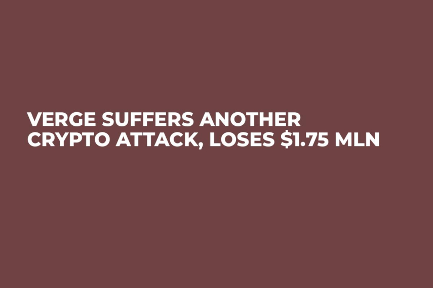Verge Suffers Another Crypto Attack, Loses $1.75 mln 