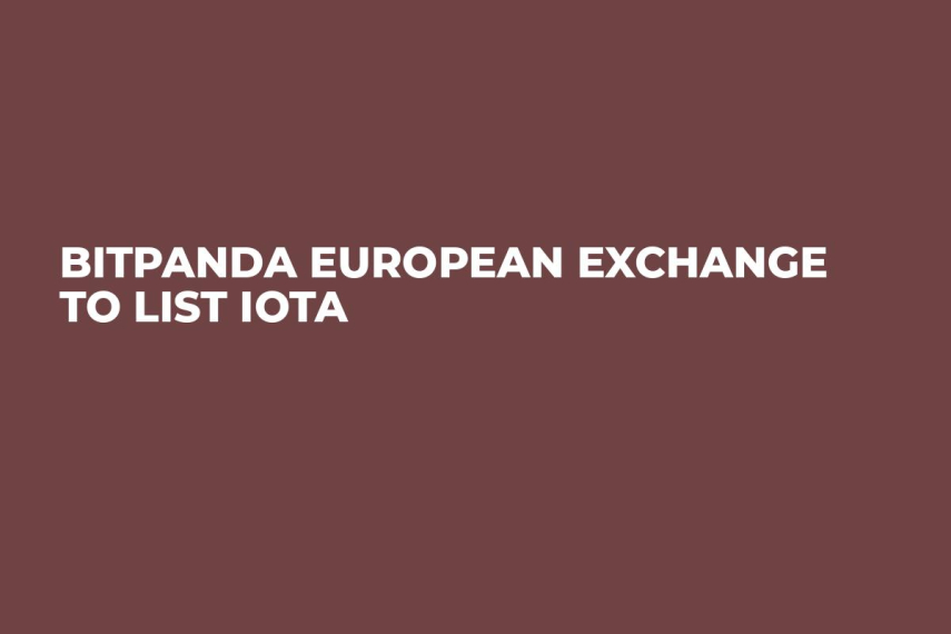 Bitpanda European Exchange to List IOTA
