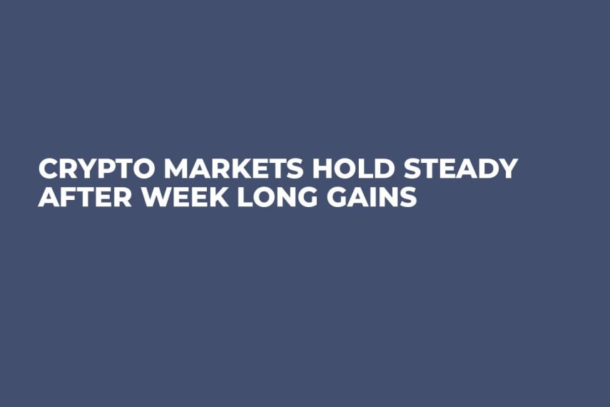 Crypto Markets Hold Steady After Week Long Gains
