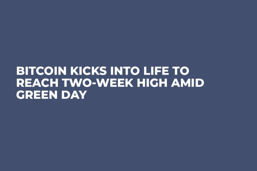 Bitcoin Kicks Into Life to Reach Two-Week High Amid Green Day