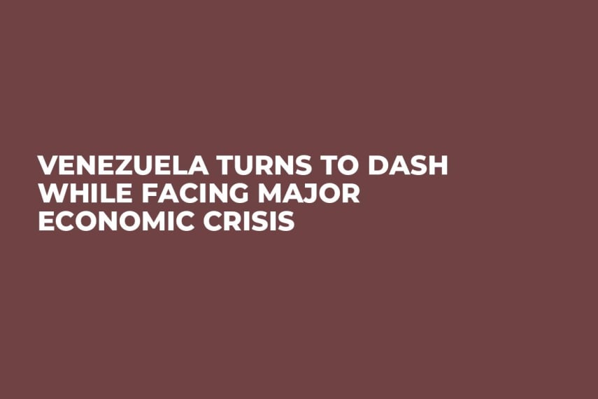 Venezuela Turns to Dash While Facing Major Economic Crisis