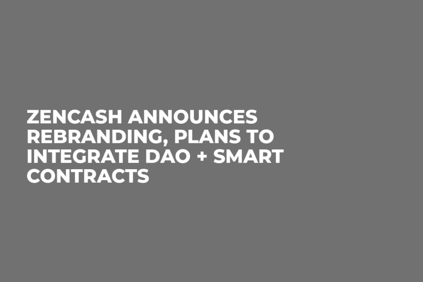 ZenCash Announces Rebranding, Plans to Integrate DAO + Smart Contracts