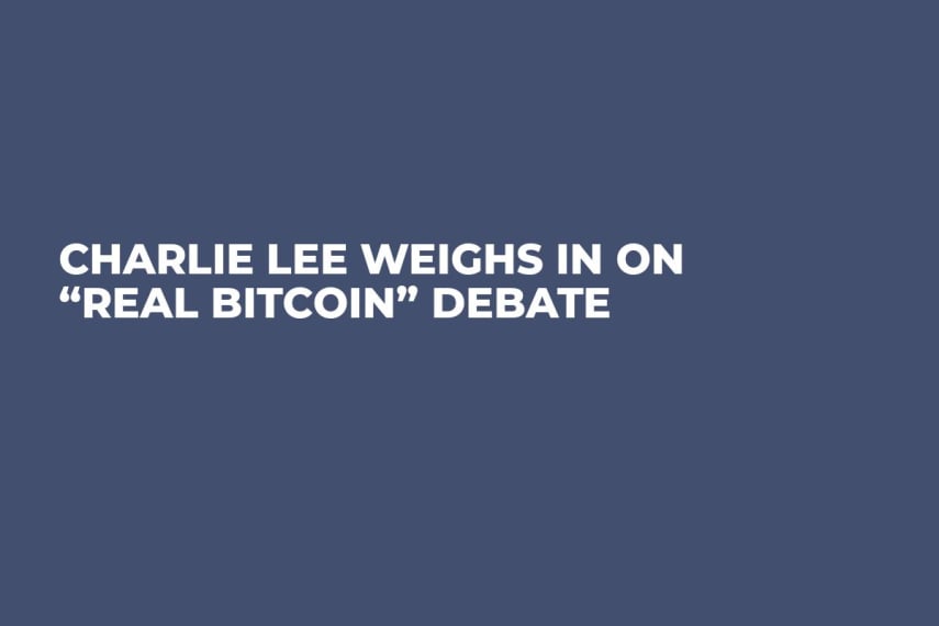 Charlie Lee Weighs in on “Real Bitcoin” Debate