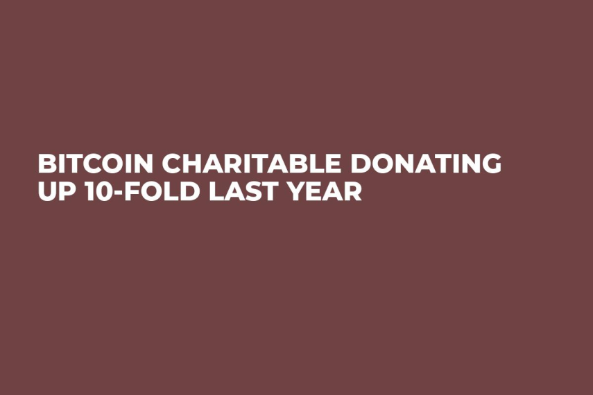 Bitcoin Charitable Donating up 10-Fold last year