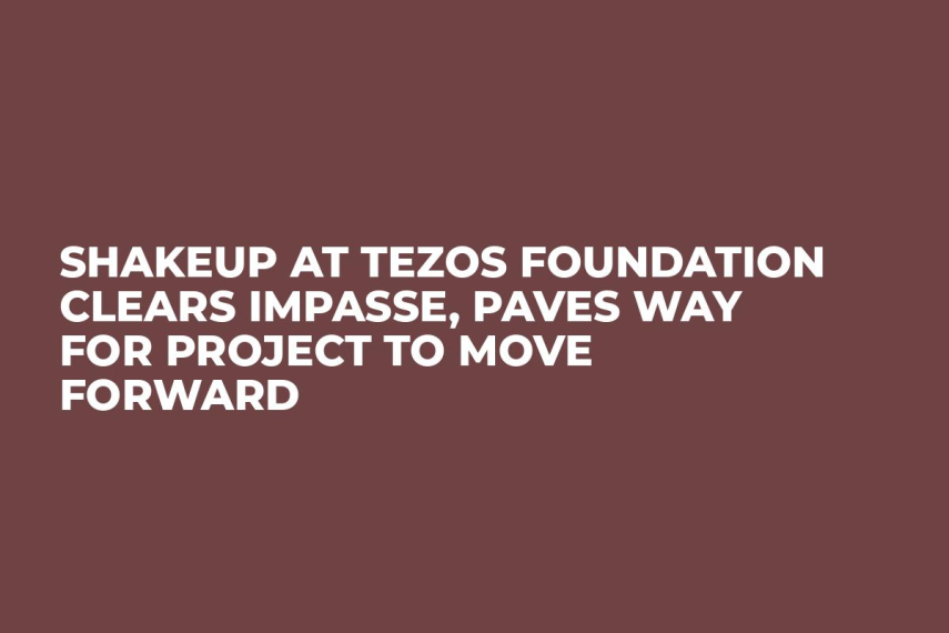 Shakeup at Tezos Foundation Clears Impasse, Paves Way For Project to Move Forward