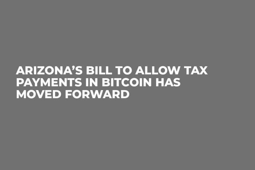Arizona’s Bill to Allow Tax Payments in Bitcoin Has Moved Forward
