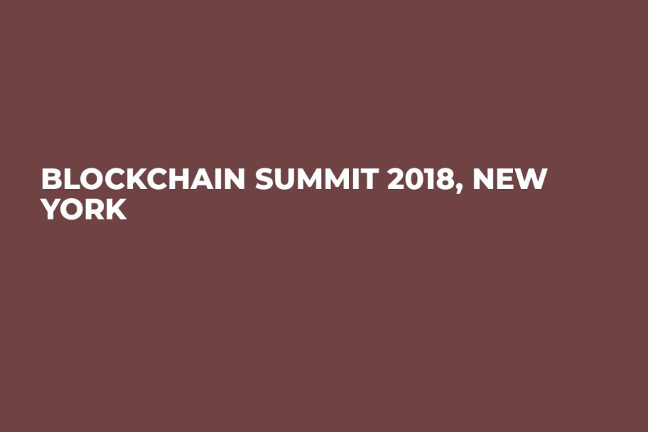 Blockchain Summit 2018, New York