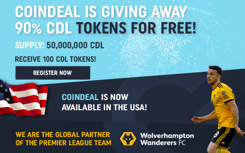 CoinDeal Is Celebrating It’s Premier League Sponsorship Renewal with a Unique and Highly Anticipated Token Launch CoinDeal Is Celebrating It’s Premier League Sponsorship Renewal with a Unique and Highly Anticipated Token Launch