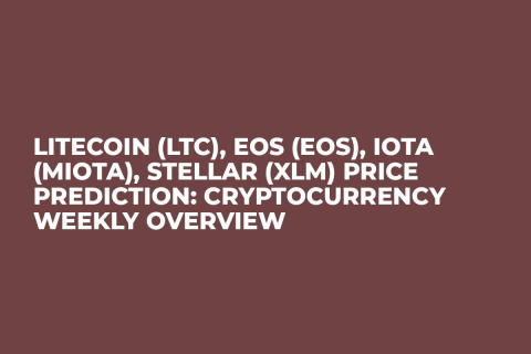 Litecoin (LTC), EOS (EOS), IOTA (MIOTA), Stellar (XLM) Price Prediction: Cryptocurrency Weekly Overview Litecoin (LTC), EOS (EOS), IOTA (MIOTA), Stellar (XLM) Price Prediction: Cryptocurrency Weekly Overview
