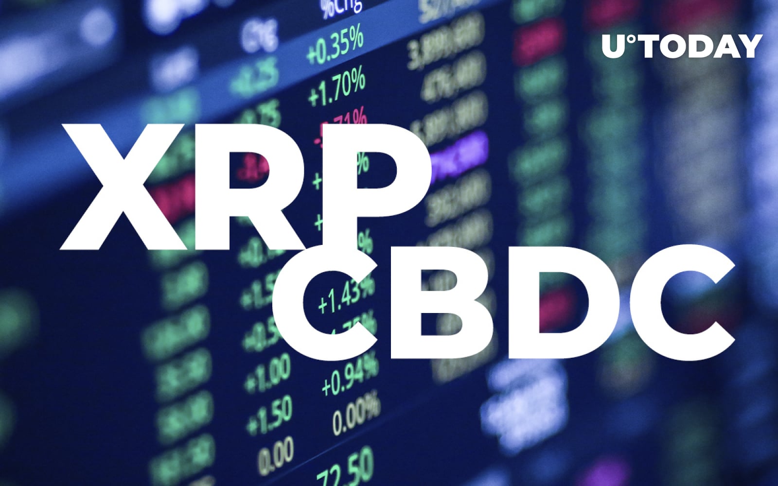 XRP Can Support Direct Exchange of CBDCs: Ripple - U.Today