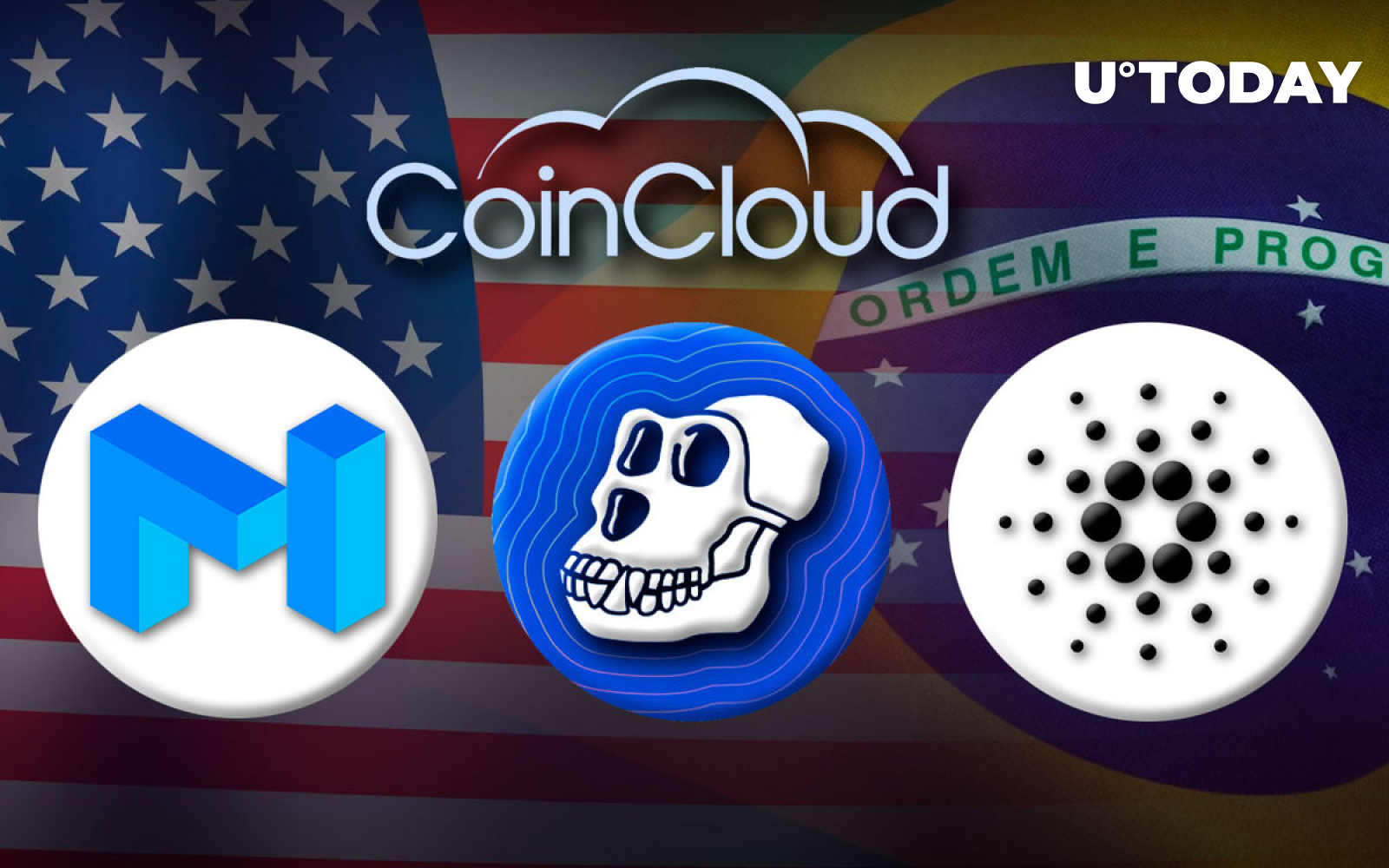 Cardano (ADA), Polygon (MATIC) e ApeCoin (APE) agora estão disponíveis em 5.800 DCMs nos EUA e no Brasil