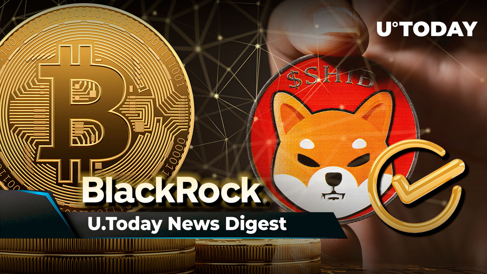 SHIB Account Gets New Gold Check Mark, BlackRock Names Optimal BTC Share in Risk Portfolio, Ripple's Exec Drops Update on Joint Project With Montenegro: Crypto News Digest by U.Today