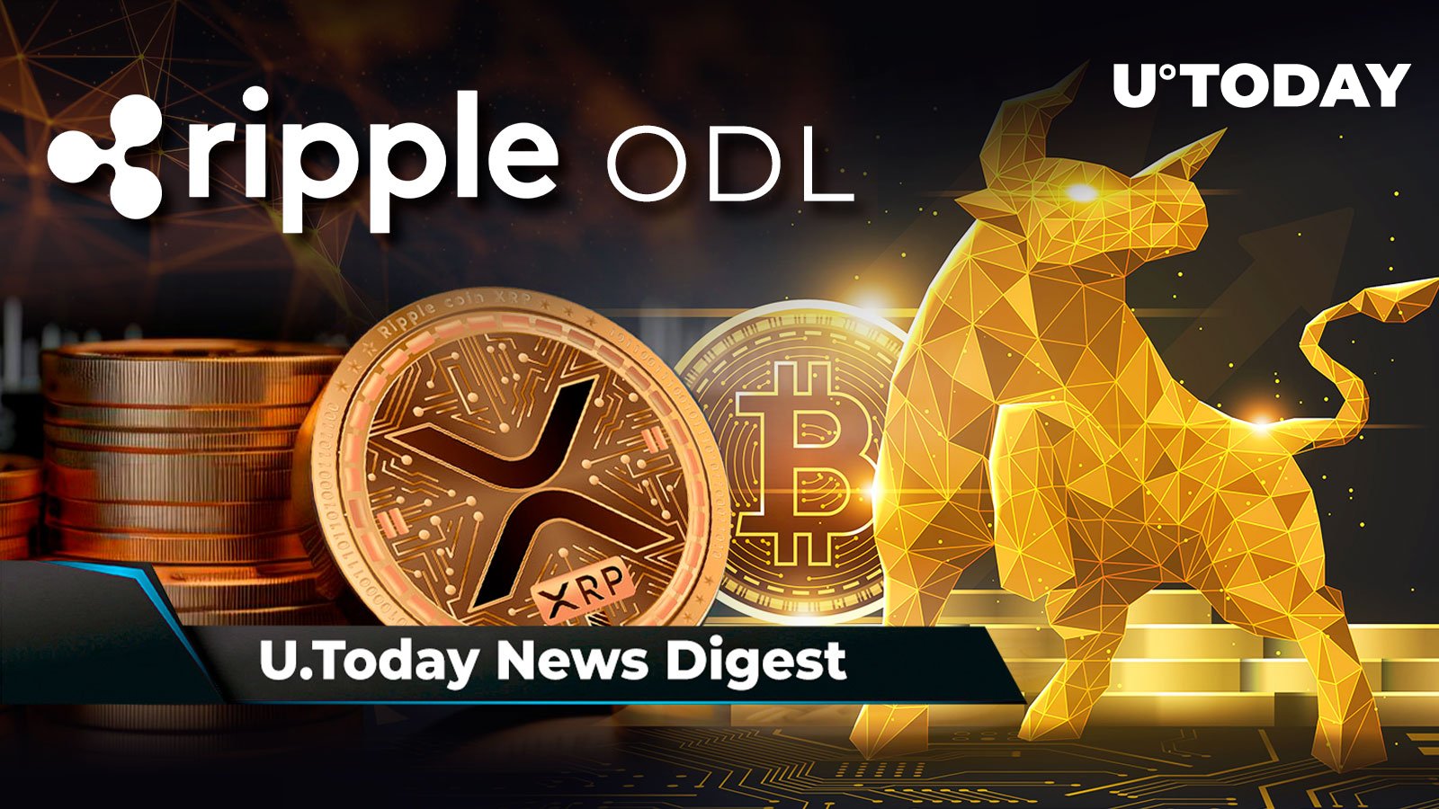 Ripple Sensationally Rebrands ODL Service, Ultra Bullish Divergence Found on Important BTC Index, BlackRock Rumored to Shift Its Focus to XRP: Crypto News Digest by U.Today
