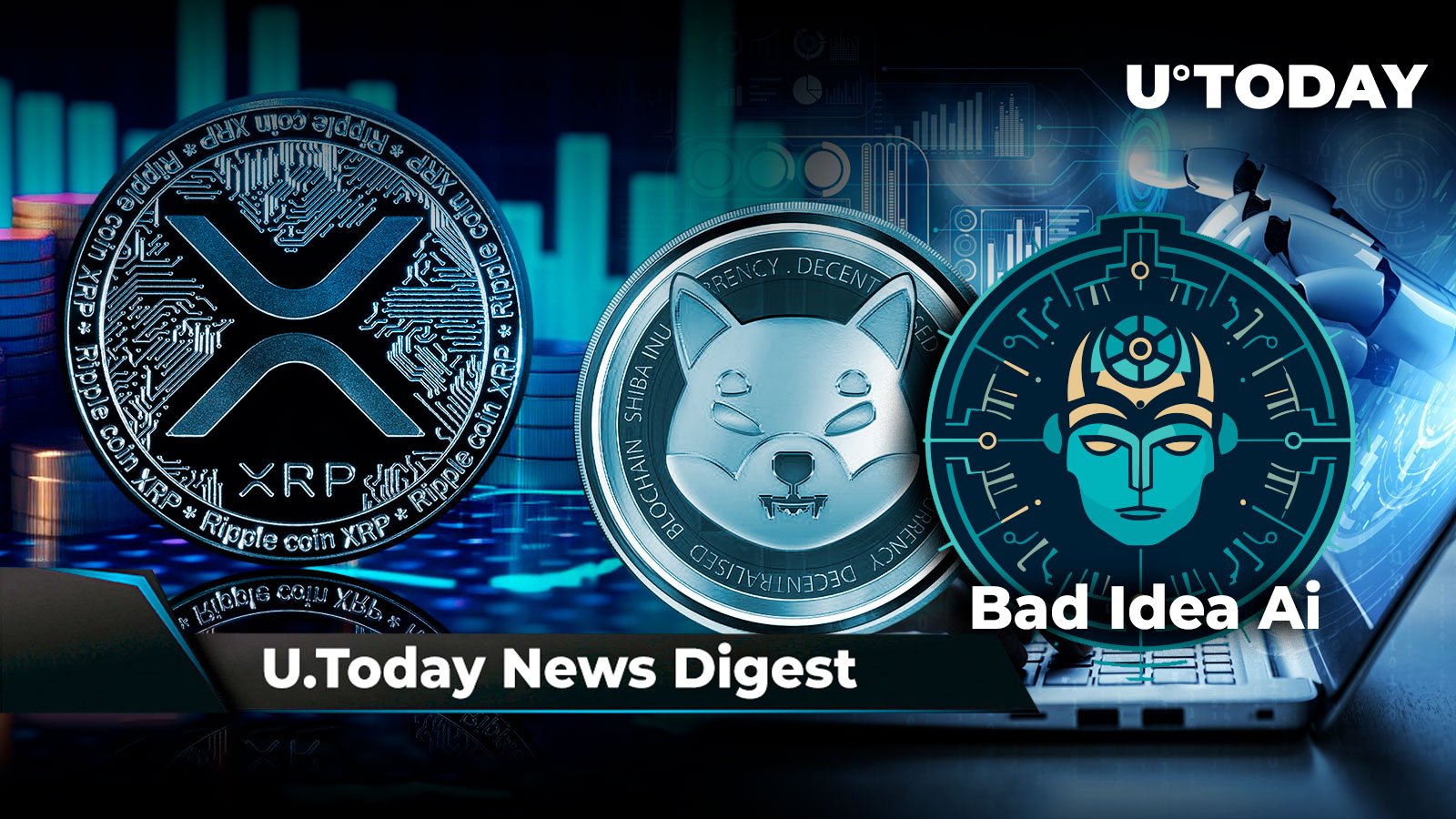 XRP Forms Golden Cross, SHIB Partner Bad Idea AI Plans to Leverage Elon Musk’s Grok AI Bot, Ripple Transfers 60 Million XRP to Unknown Wallet: Crypto News Digest by U.Today