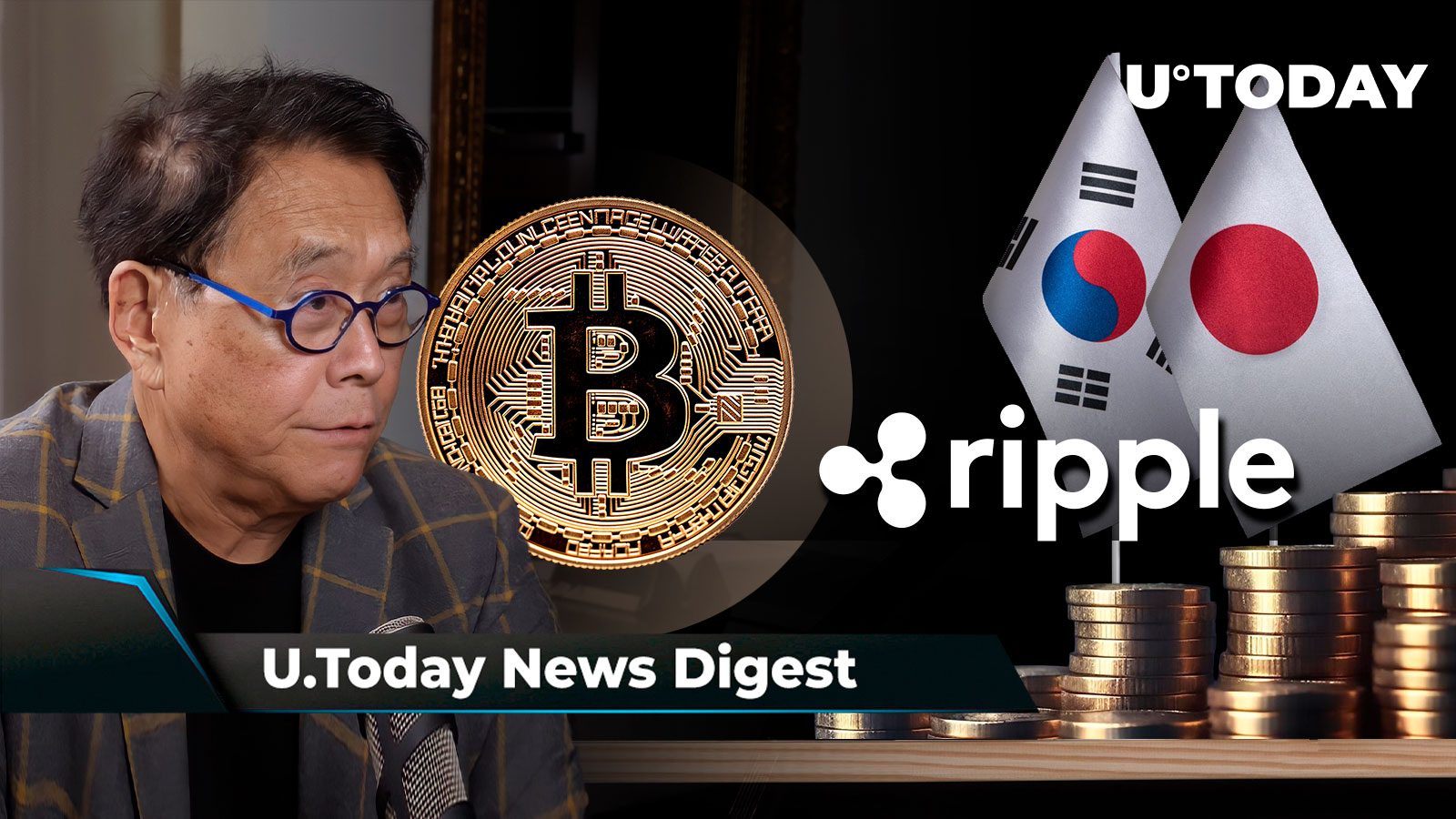 "Rich Dad Poor Dad" Author Names Easiest Way to Become a Millionaire, Ripple Unveils Major Initiative for Japan and South Korea: Crypto News Digest by U.Today