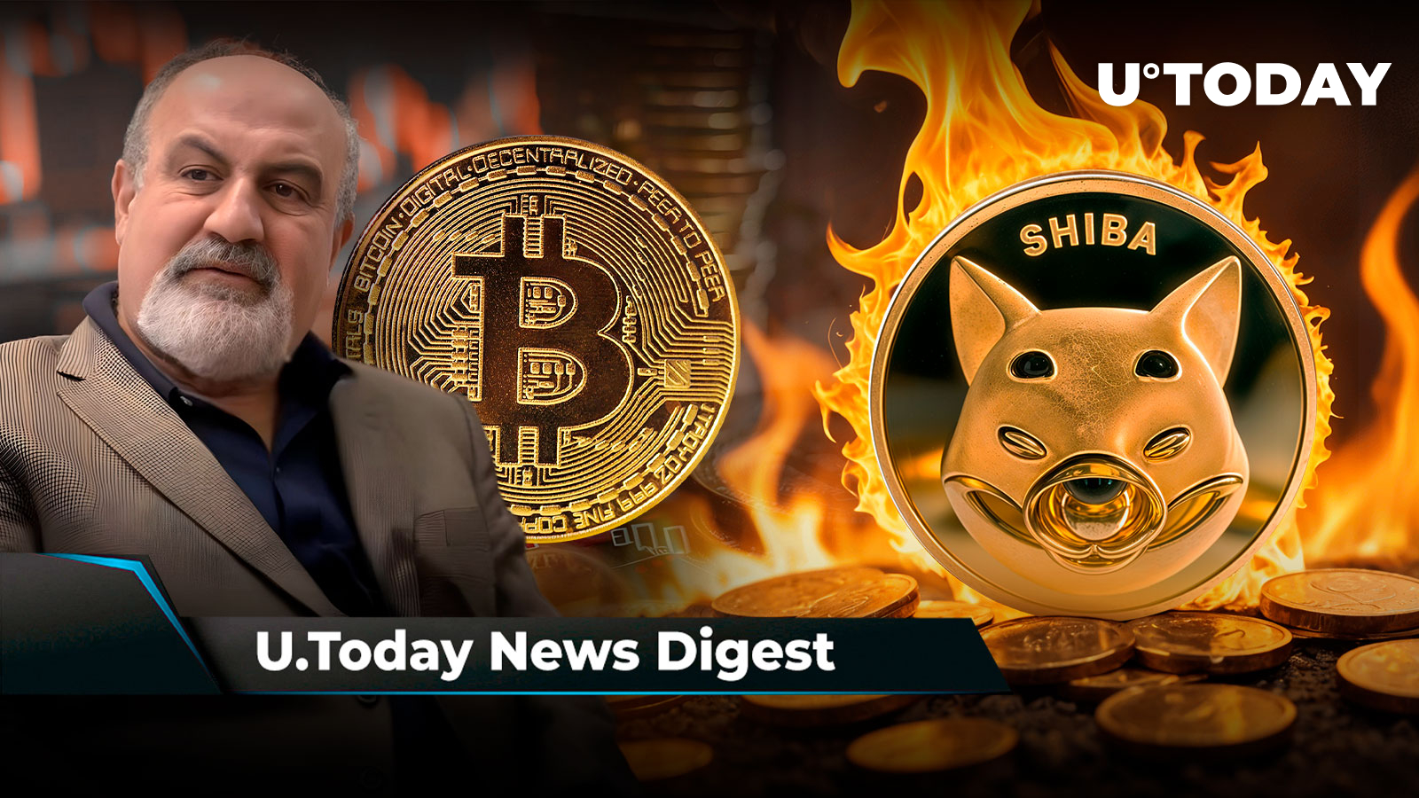 'Black Swan' Author Taleb Breaks Down Trigger Behind Bitcoin Сrash, SHIB Burns Skyrocket 708%, BlackRock Did Not Sell During Crypto Market Collapse: Crypto News Digest by U.Today