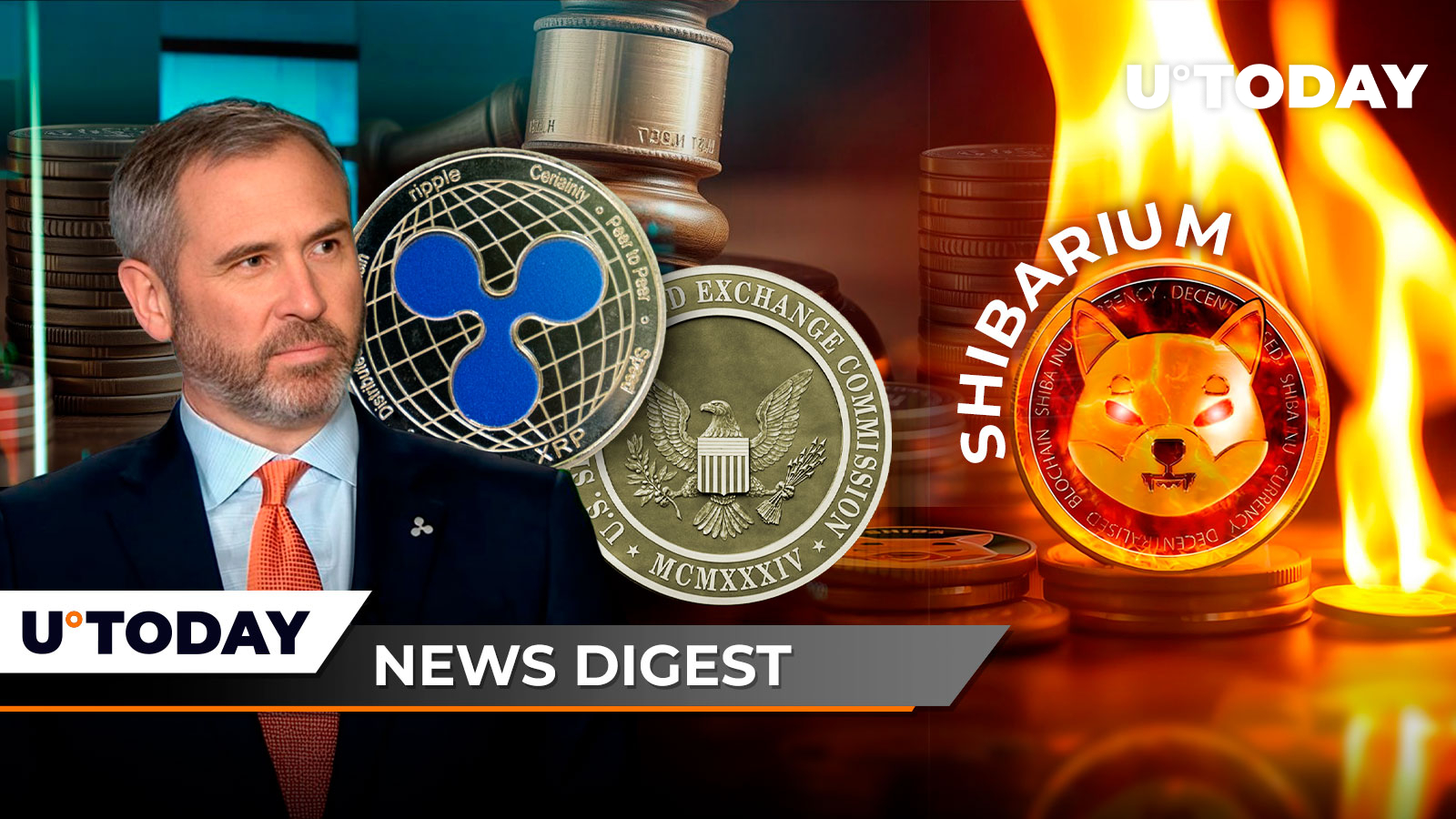 Ripple CEO Reacts to Court's Final Judgment, Shibarium Introduces Burn Mechanism, TON Surges 100% in Volume Amid Exchange Listing: Crypto News Digest by U.Today