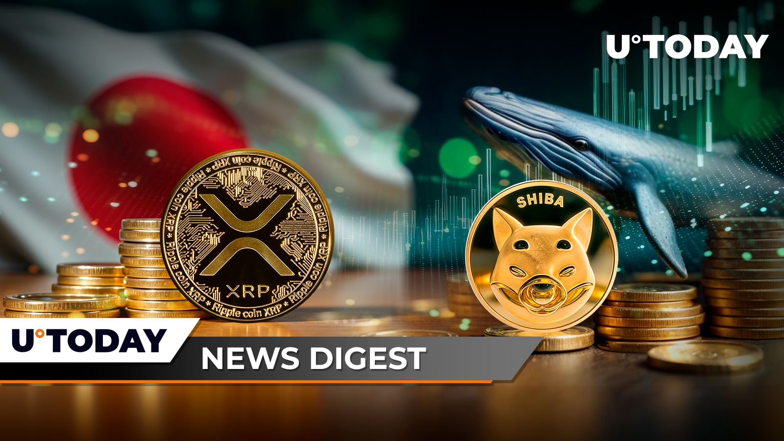 XRP Listed by Major Japanese Exchange, Shiba Inu Whale Activity Skyrockets 171%, Jim Cramer Provides Explanation for Crypto Market Bloodbath: Crypto News Digest by U.Today