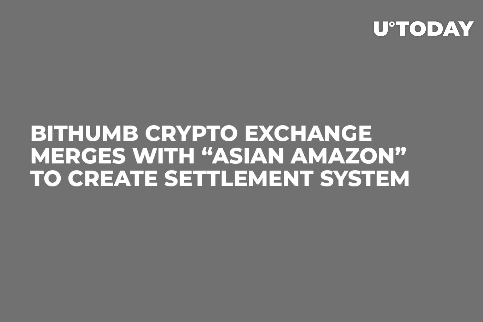 Bithumb Crypto Exchange Merges with “Asian Amazon” to Create Settlement  System