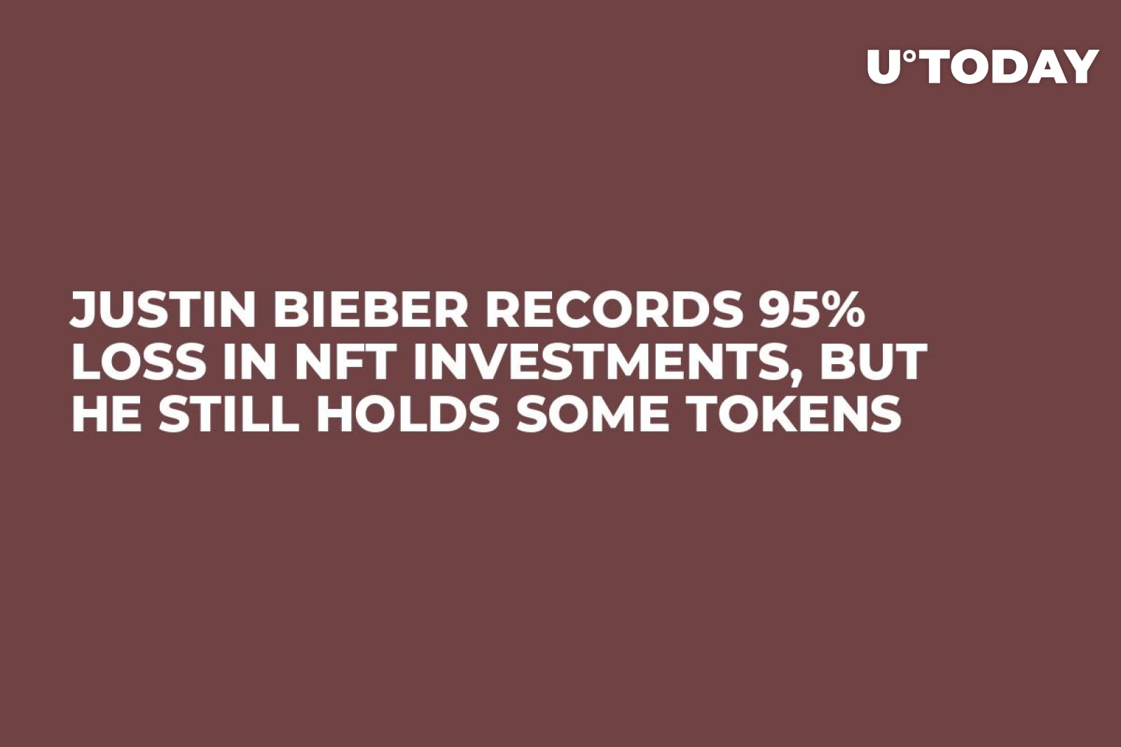 Justin Bieber Records 95% Loss in NFT Investments, But He Still Holds Some  Tokens - U.Today
