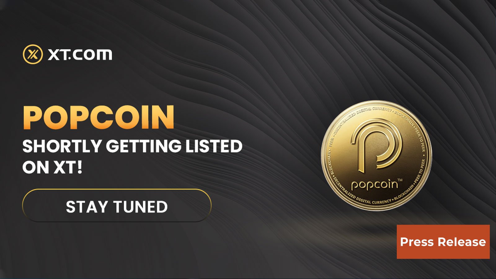 POPCOIN Gets Listed On XT.COM With Tether Trading Pair