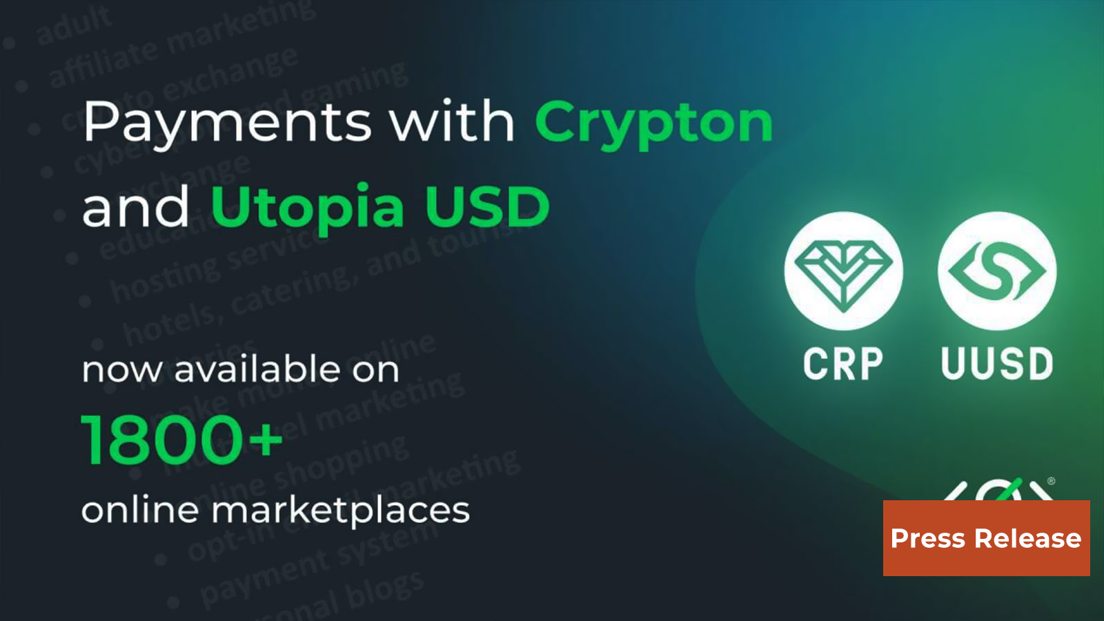 Privacy Coin Utopia Crypton (CRP) Now Available In 1800+ Online Stores ...