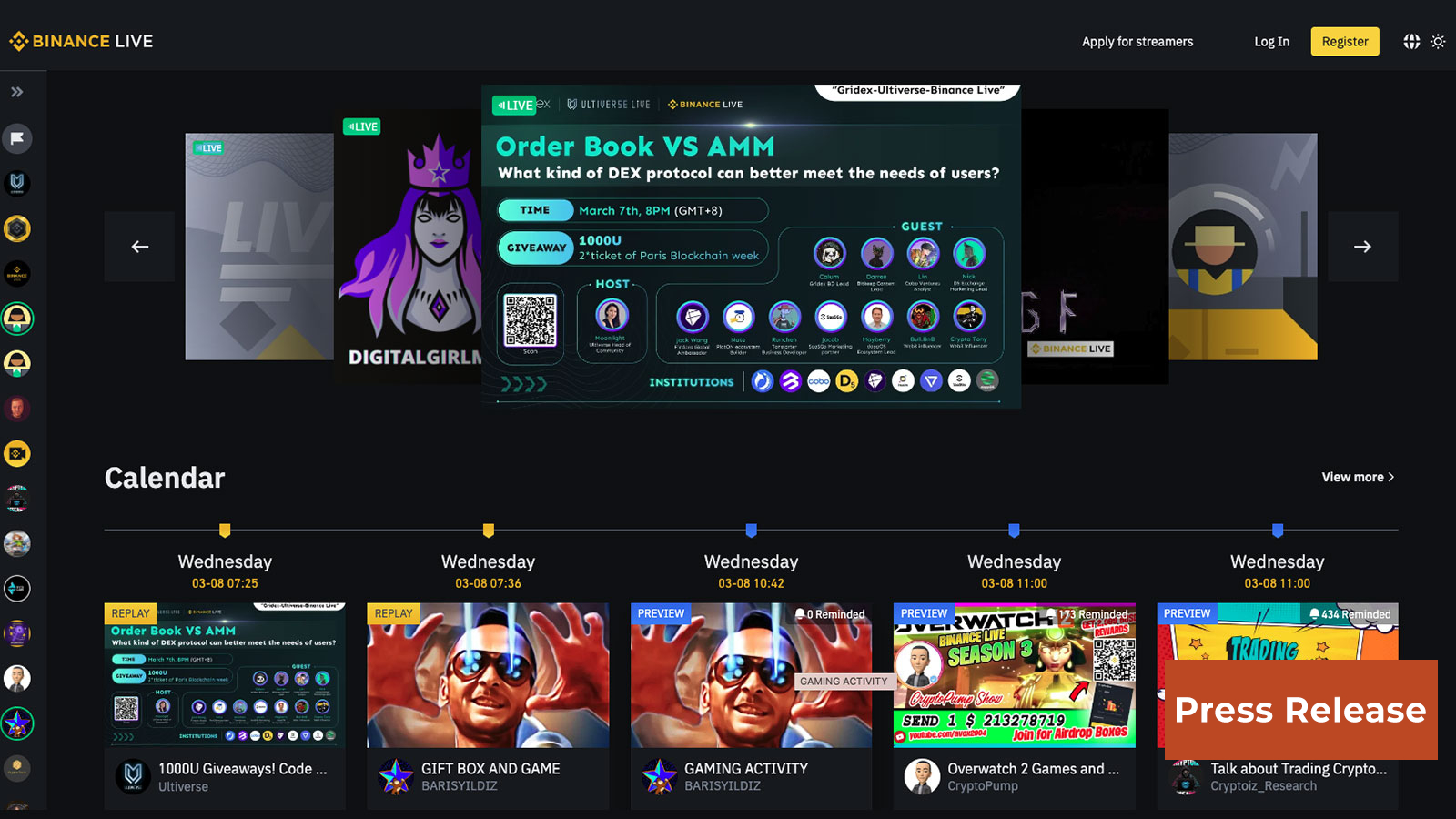 D5 Exchange Binance Livestream With Crypto Projects Attracts 15,000 Viewers