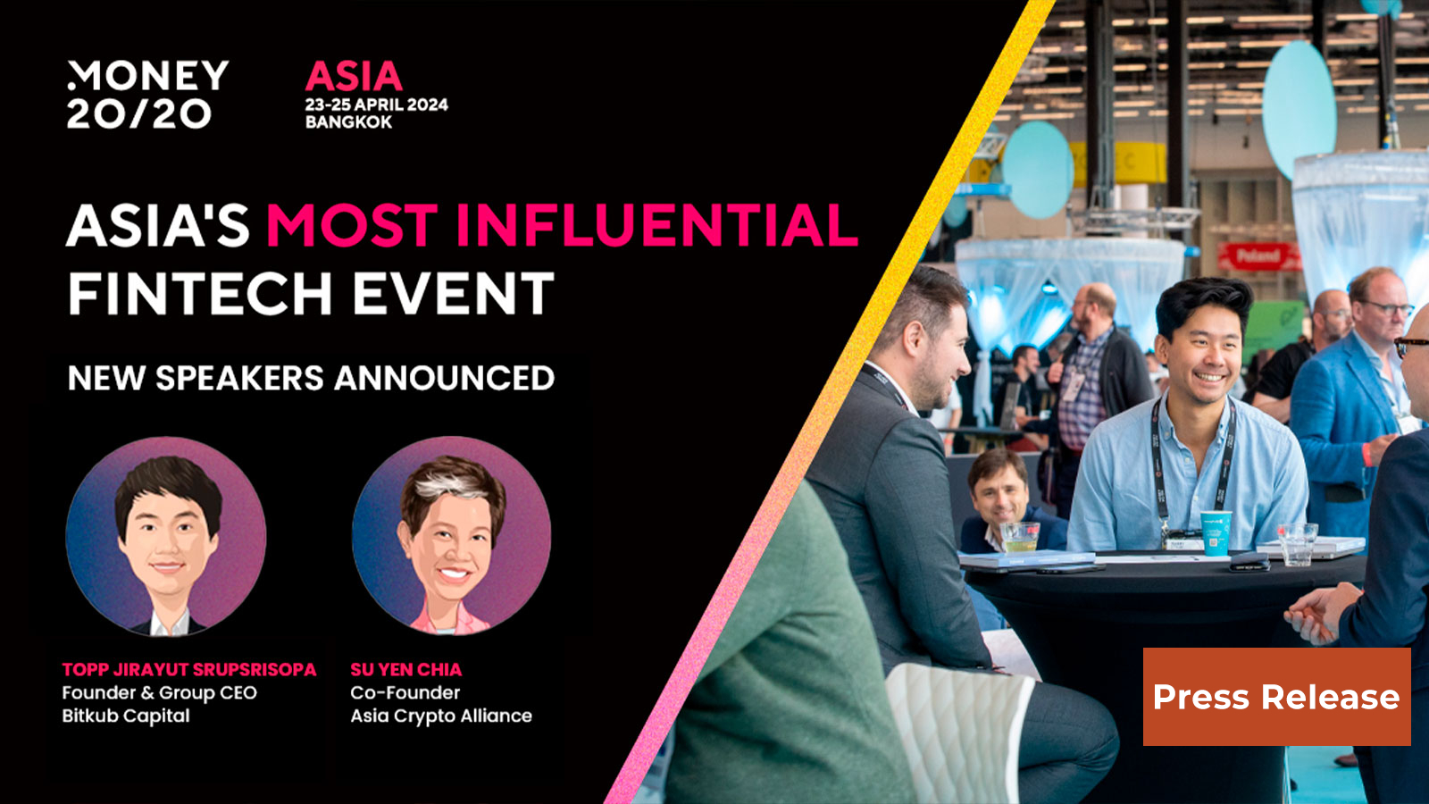 Money20/20 ASIA Unveils Stellar Lineup: Over 120 Speakers and Industry Experts Confirmed
