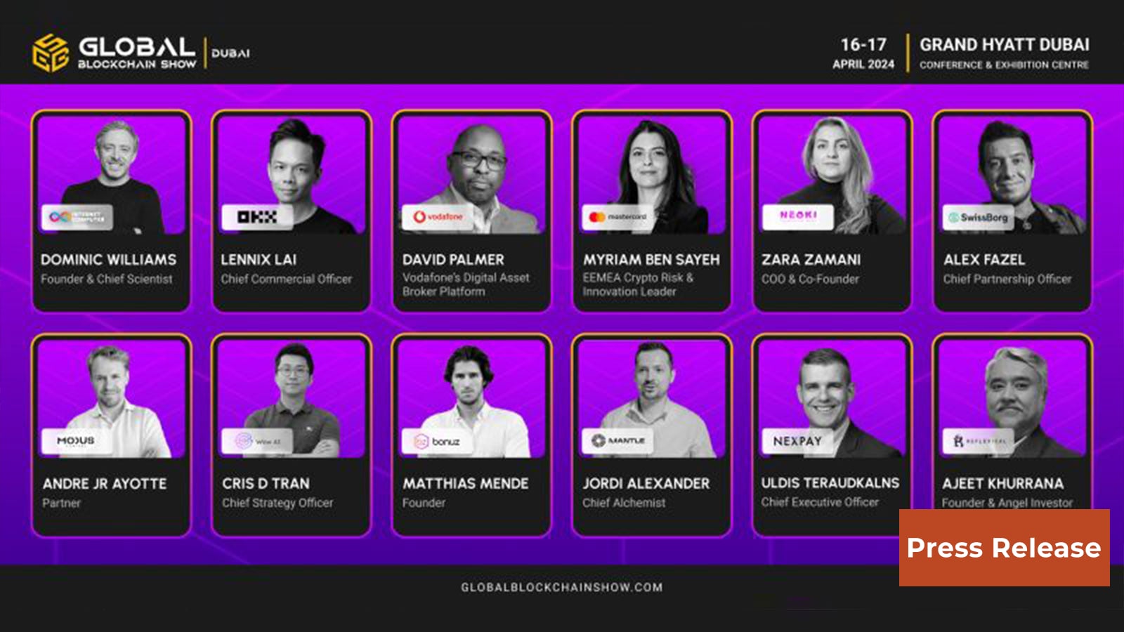 VAP Group hosts the majestic Global Blockchain Show 2024 in Dubai