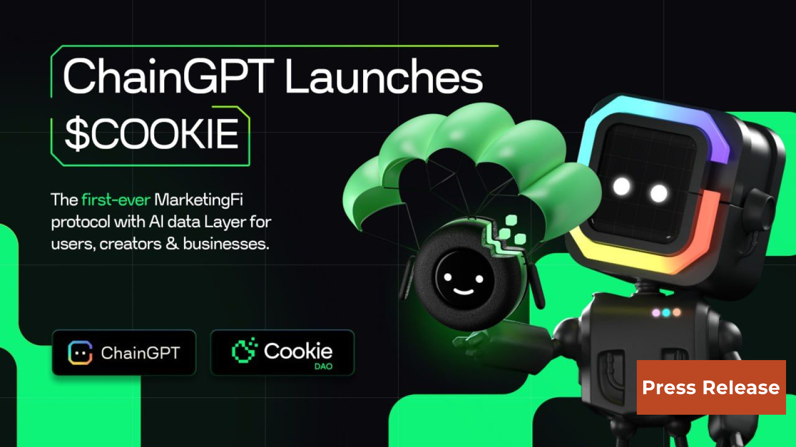 ChainGPT Pad Launches $COOKIE to Introduce ‘MarketingFi,’ a Transparent, Decentralized, and User-Centric Approach to Marketing
