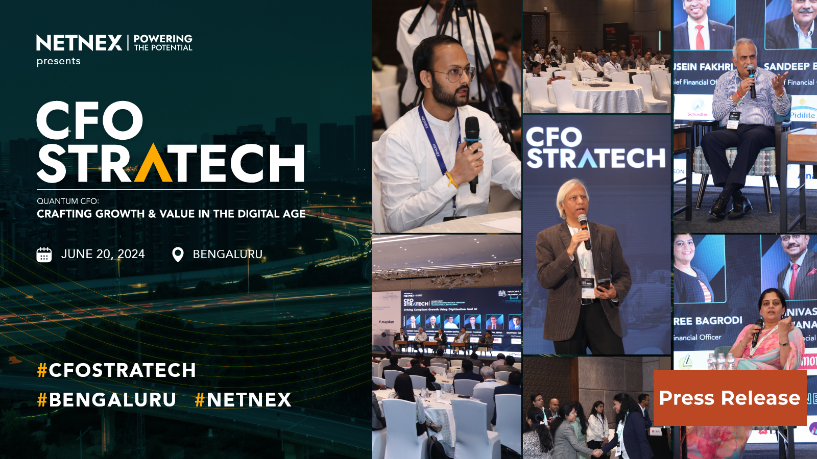 CFO StraTech 2024 Bengaluru: Unveiling the Future of Financial Leadership, Bengaluru, June 20, 2024