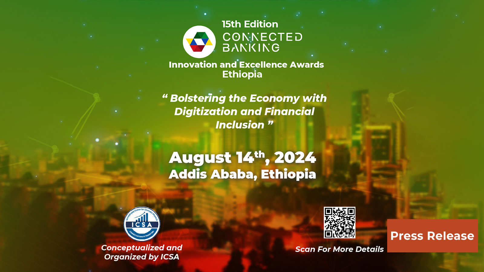 15th Edition Connected Banking Summit – Innovation and Excellence Awards 2024; Ethiopia