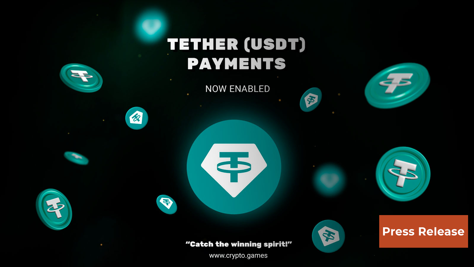 CryptoGames Takes the Lead in Crypto Gaming with Tether (USDT) Integration and Bitinvestor Partnership