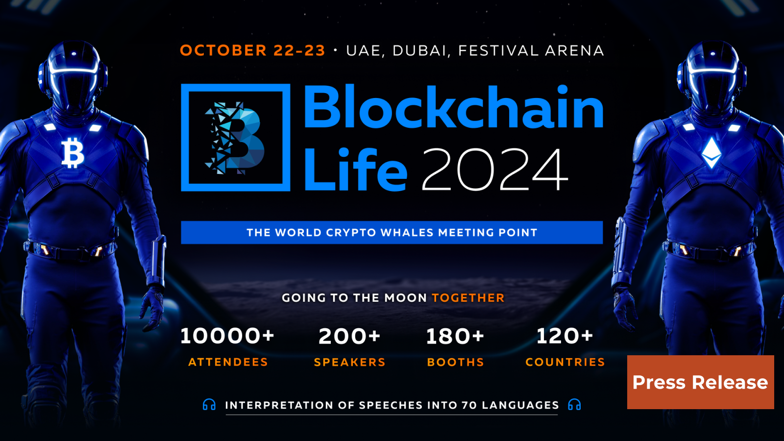 Blockchain Life 2024 in Dubai Unveils First Speakers, Featuring Industry Leaders from Tether, Ledger, TON, Animoca Brands and More