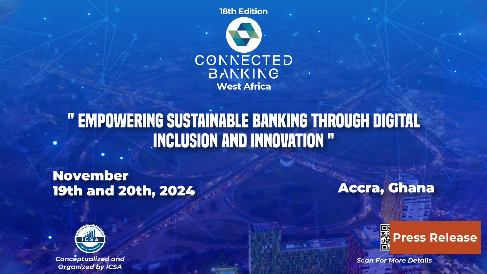 18th Edition Connected Banking Summit – Innovation & Excellence Awards - West Africa 2024