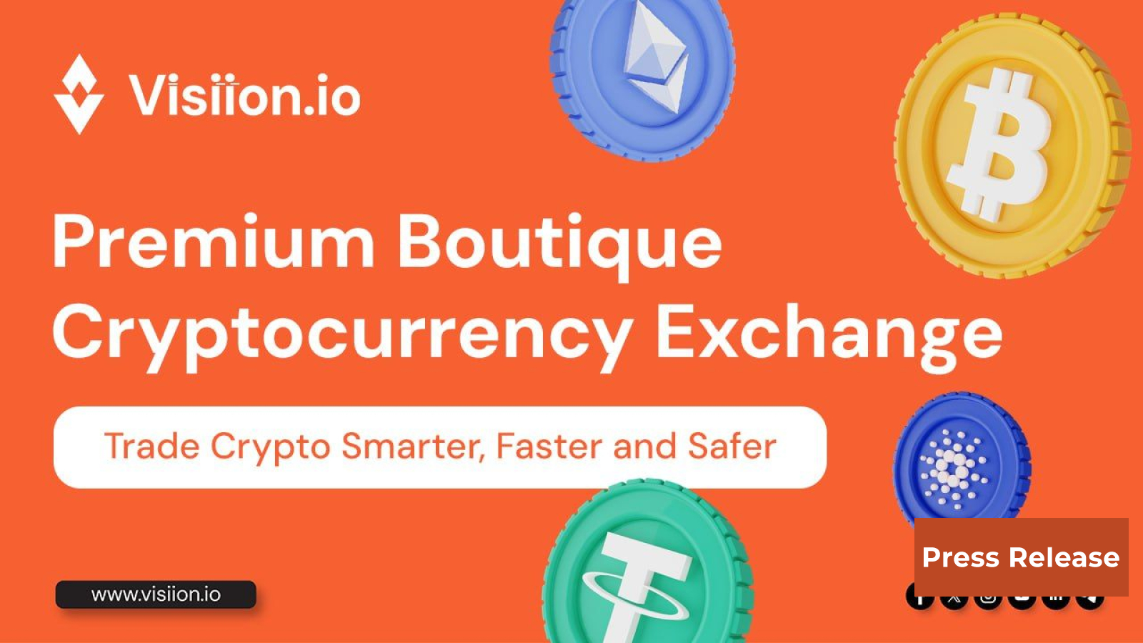 Visiion.io Presents Its New Boutique Exchange to Simplify Crypto Trading for All