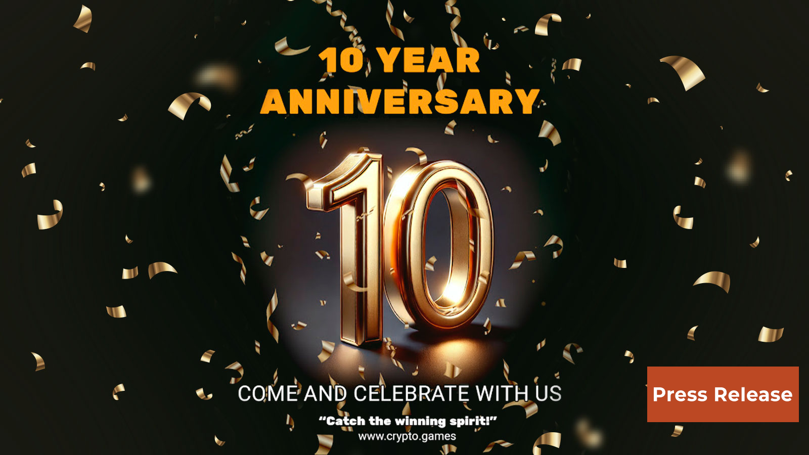 CryptoGames Celebrates 10th Anniversary with Exciting Events and New Opportunities